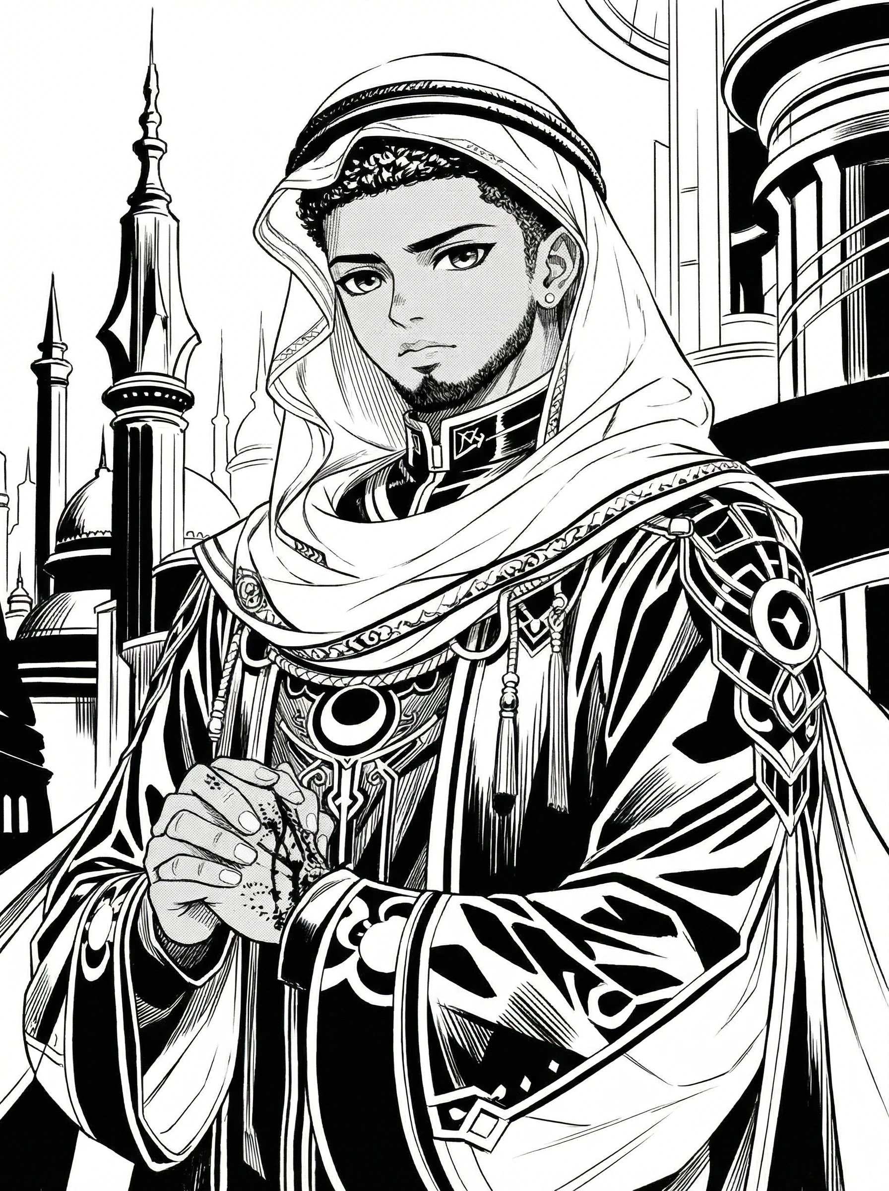 Manga en noir et blanc en un clic_image 